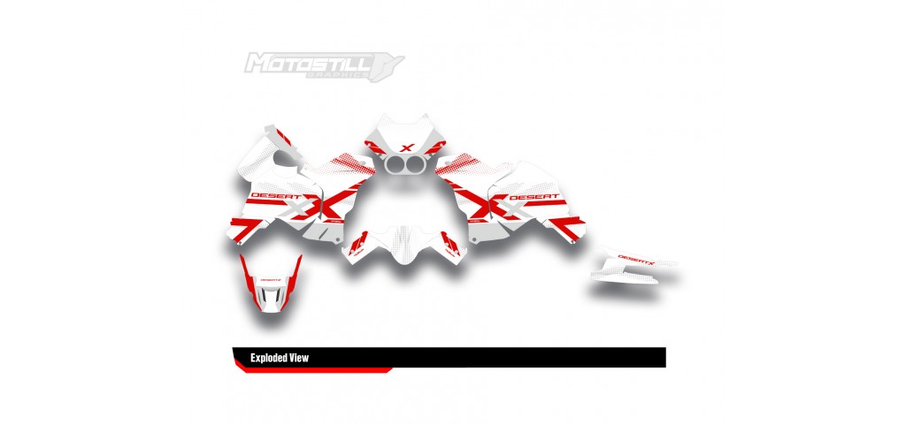 DUCATI DESERT X GRAPHIC SET - DECAL KIT