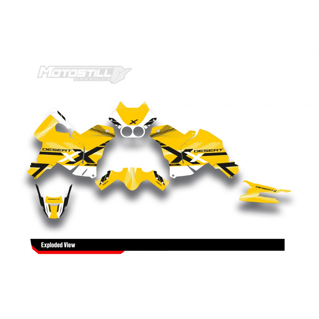 DUCATI DESERT X GRAPHIC SET - DECAL KIT