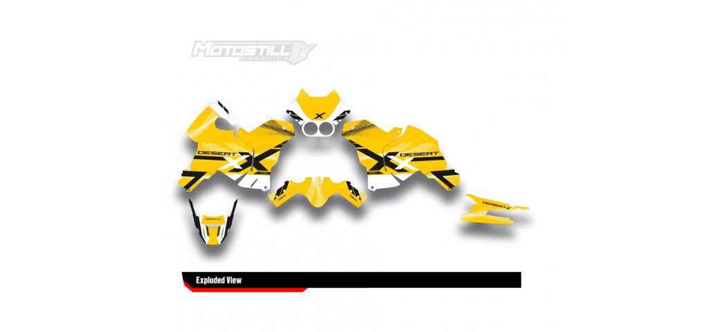 DUCATI DESERT X GRAPHIC SET - DECAL KIT