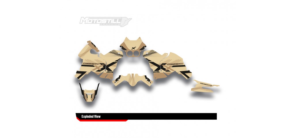 DUCATI DESERT X GRAPHIC SET - DECAL KIT