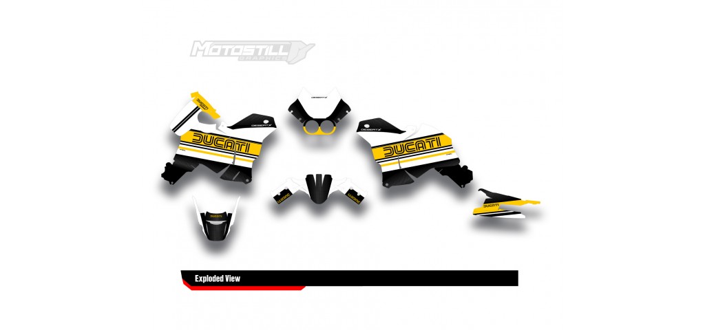 DUCATI DESERT X GRAPHIC SET - DECAL KIT