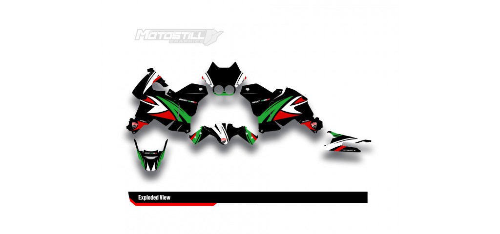 DUCATI DESERT X GRAPHIC SET - DECAL KIT