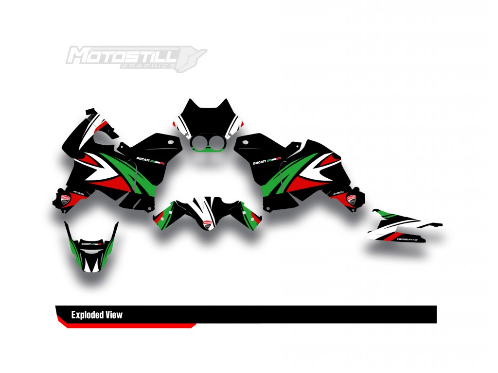 DUCATI DESERT X GRAPHIC STICKER KIT