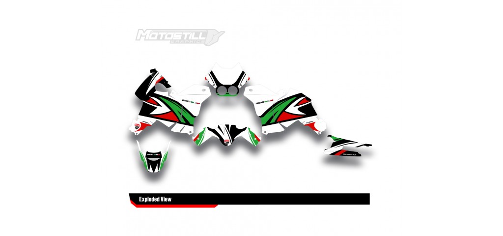 DUCATI DESERT X GRAPHIC SET - DECAL KIT