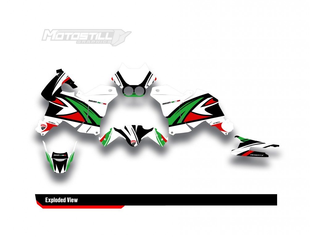 DUCATI DESERT X GRAPHIC STICKER KIT