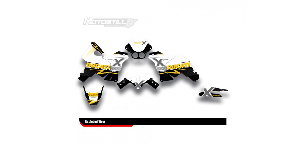 DUCATI DESERT X GRAPHIC SET - DECAL KIT