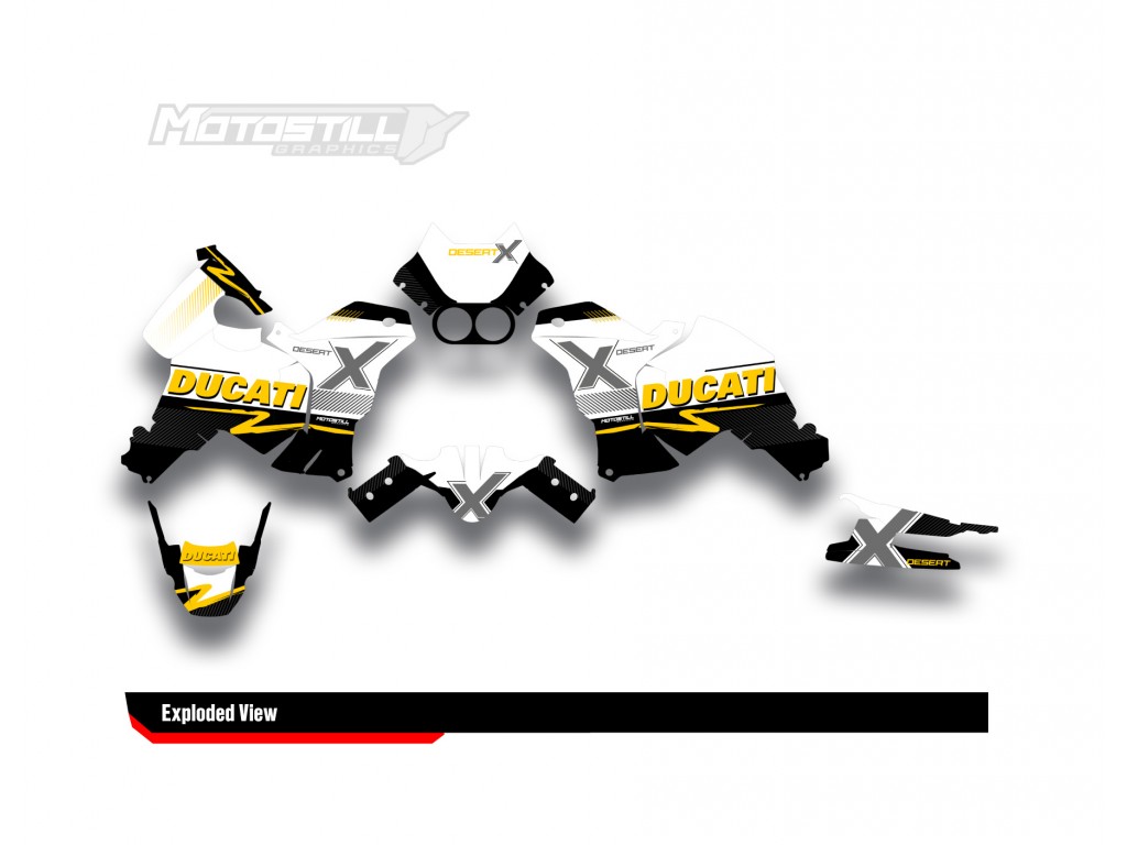 DUCATI DESERT X GRAPHIC STICKER KIT