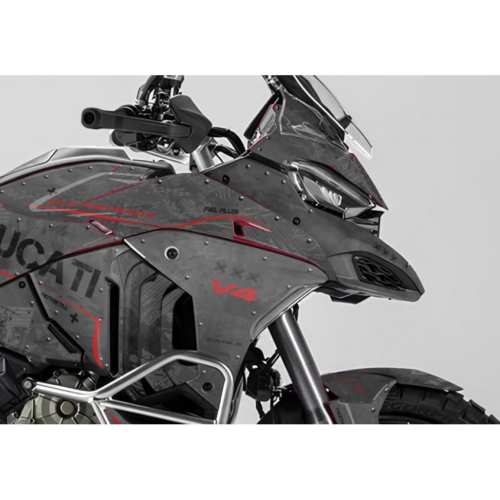 DUCATI MULTISTRADA V4 2021-2024 GRAPHIC SET - DECAL KIT