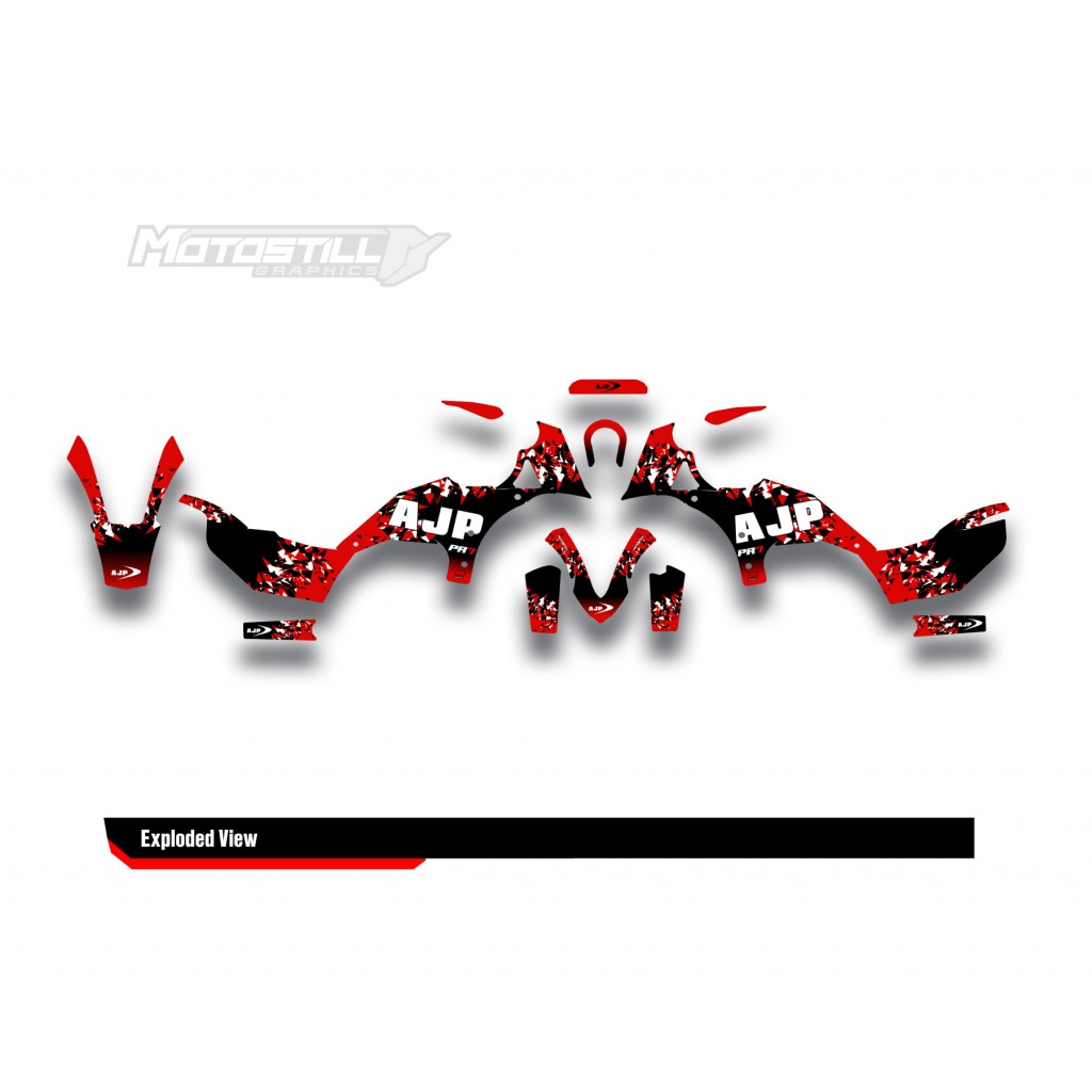 AJP PR 7 GRAPHIC STICKER KIT              