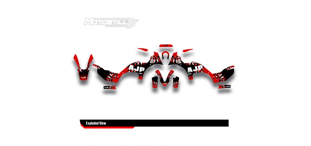 AJP PR 7 GRAPHIC STICKER KIT              