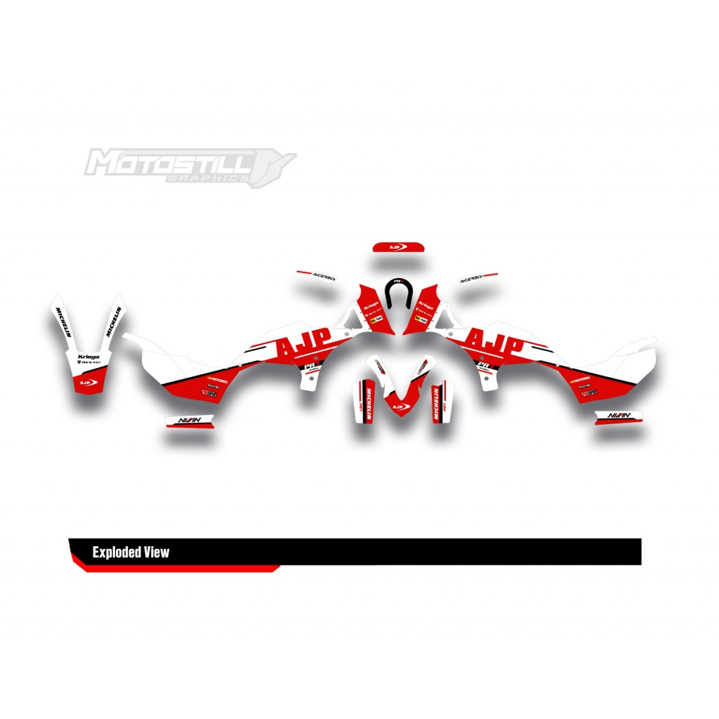 AJP PR 7 GRAPHIC STICKER KIT              