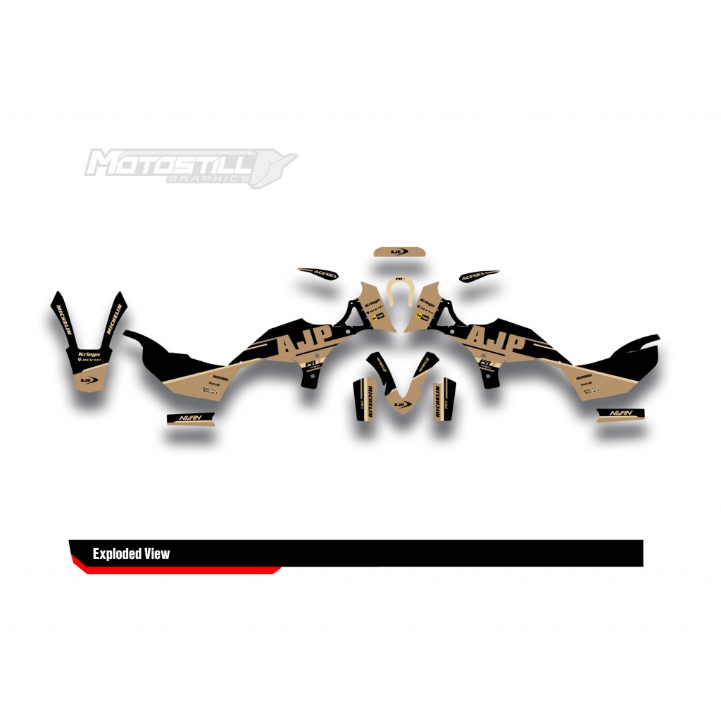 AJP PR 7 GRAPHIC STICKER KIT              