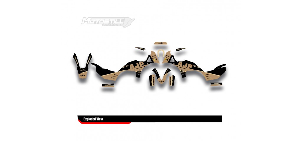 AJP PR 7 GRAPHIC STICKER KIT              