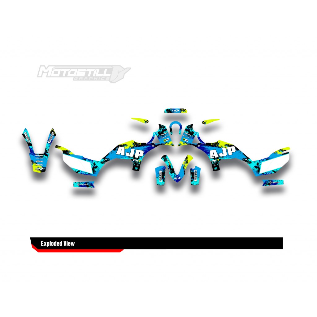 AJP PR 7 GRAPHIC STICKER KIT              