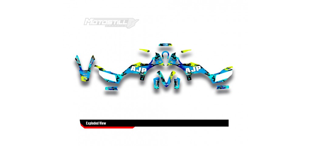 AJP PR 7 GRAPHIC STICKER KIT              