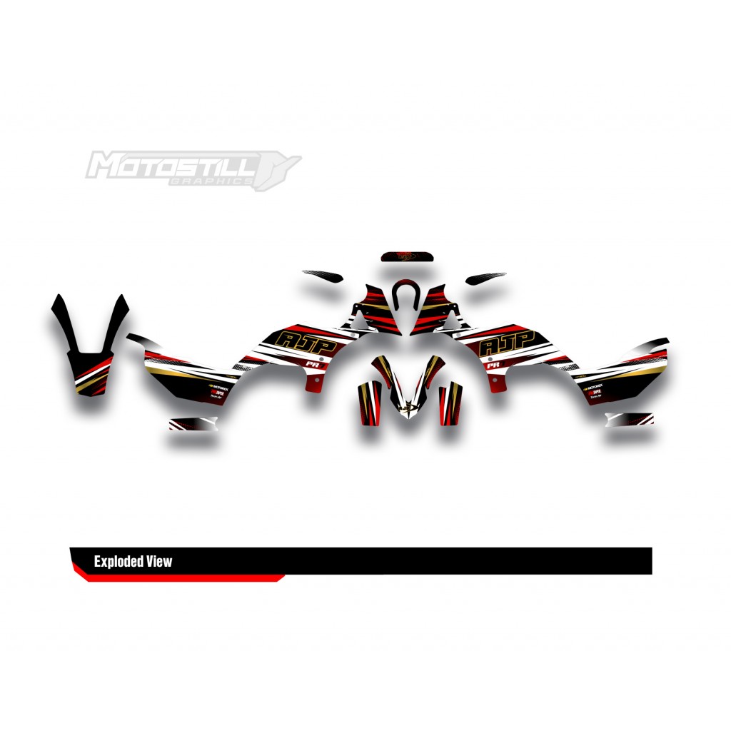 AJP PR 7 GRAPHIC STICKER KIT              