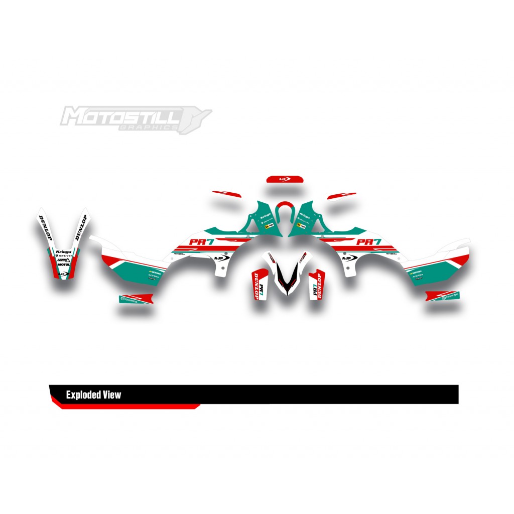 AJP PR 7 GRAPHIC STICKER KIT              