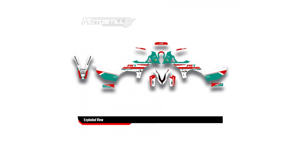 AJP PR 7 GRAPHIC STICKER KIT              