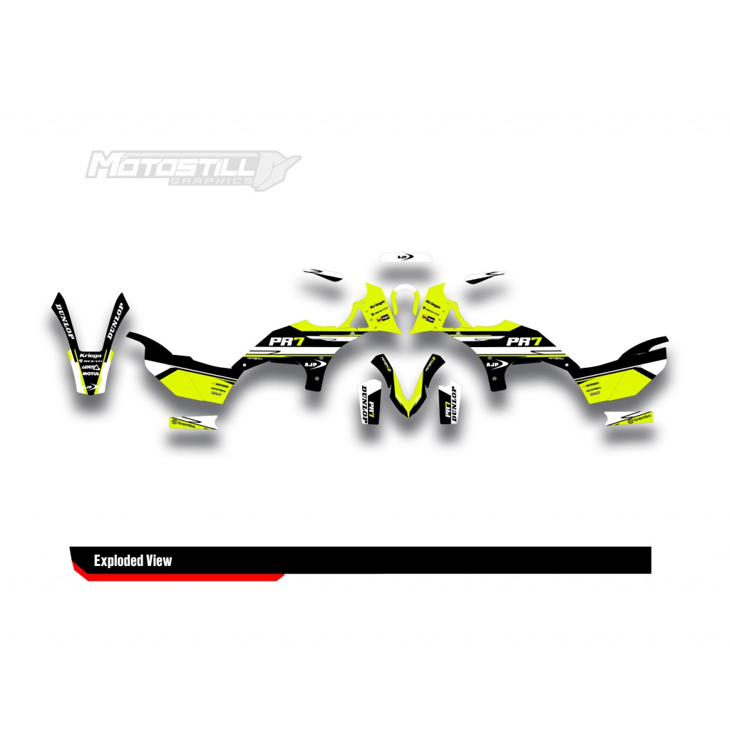 AJP PR 7 GRAPHIC STICKER KIT              