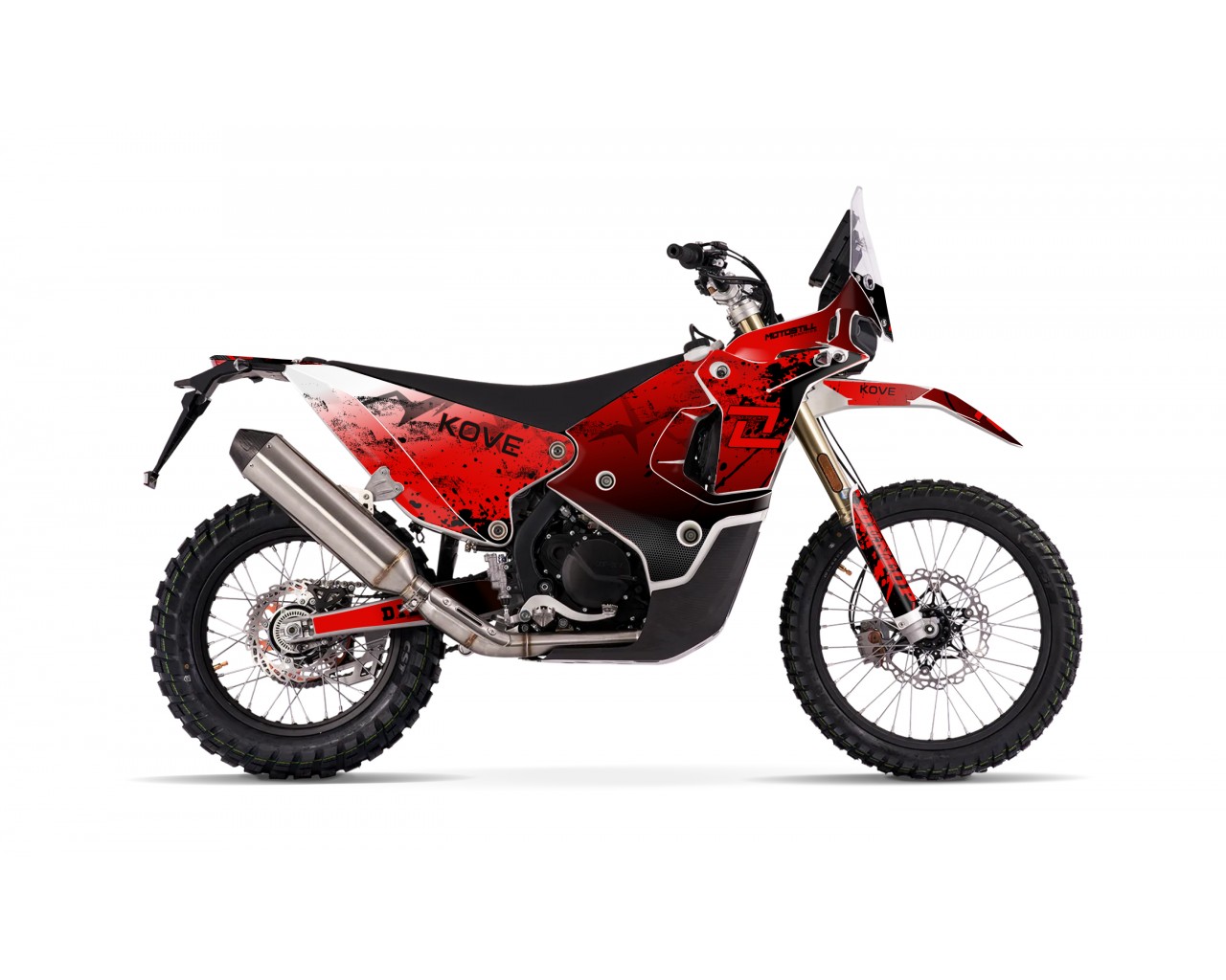 KOVE 450 RALLY 2023-2025 GRAPHIC STICKER KIT                                       
