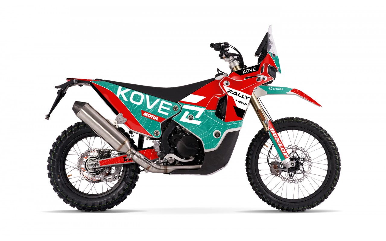 KOVE 450 RALLY 2023-2025 GRAPHIC STICKER KIT                                       