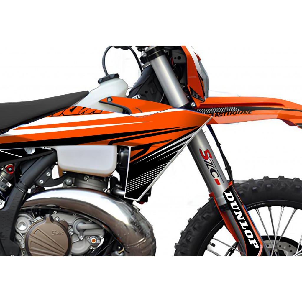 YUKİ DIRTY PAWS 2024 GRAPHIC SET / DECAL KIT              