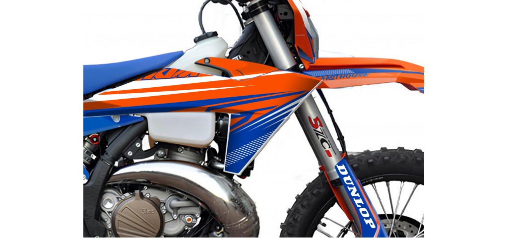 YUKİ DIRTY PAWS 2024 GRAPHIC SET / DECAL KIT              