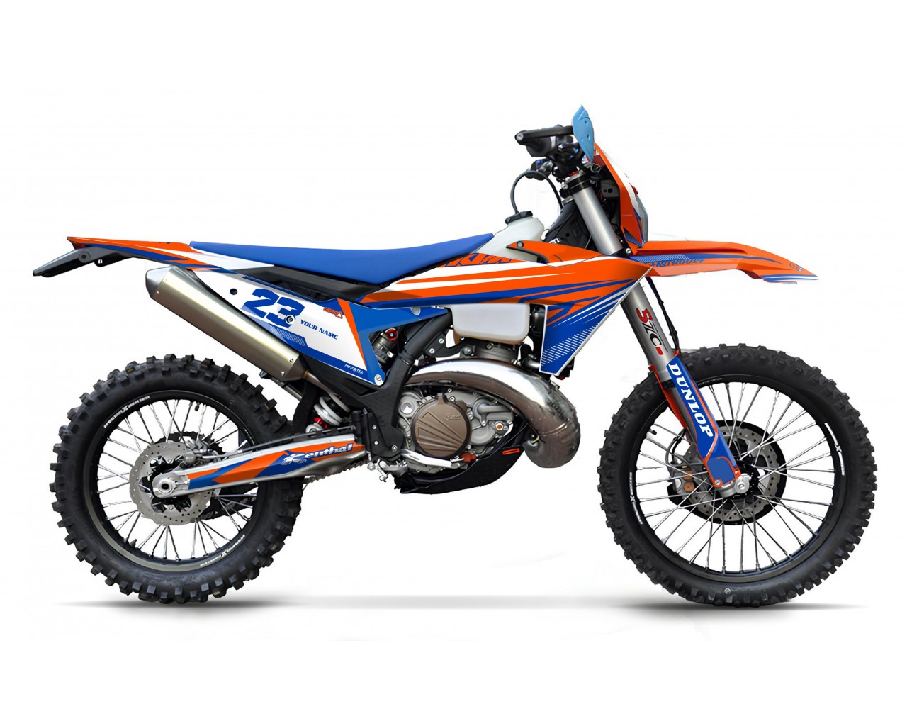 YUKİ DIRTY PAWS 2024 GRAPHIC SET / DECAL KIT              