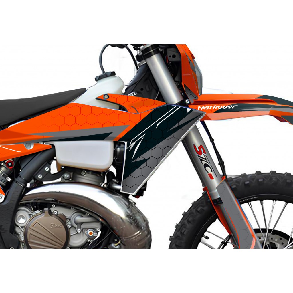 YUKİ DIRTY PAWS 2024 GRAPHIC SET / DECAL KIT              