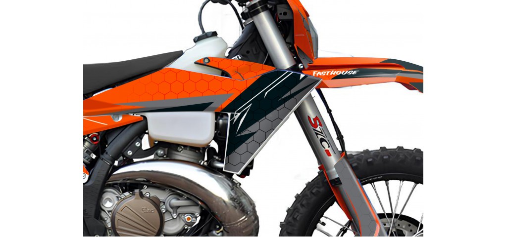 YUKİ DIRTY PAWS 2024 GRAPHIC SET / DECAL KIT              