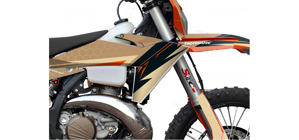 YUKİ DIRTY PAWS 2024 GRAPHIC SET / DECAL KIT              