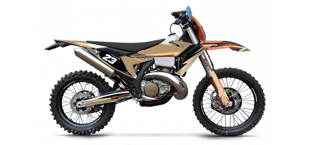 YUKİ DIRTY PAWS 2024 GRAPHIC SET / DECAL KIT              