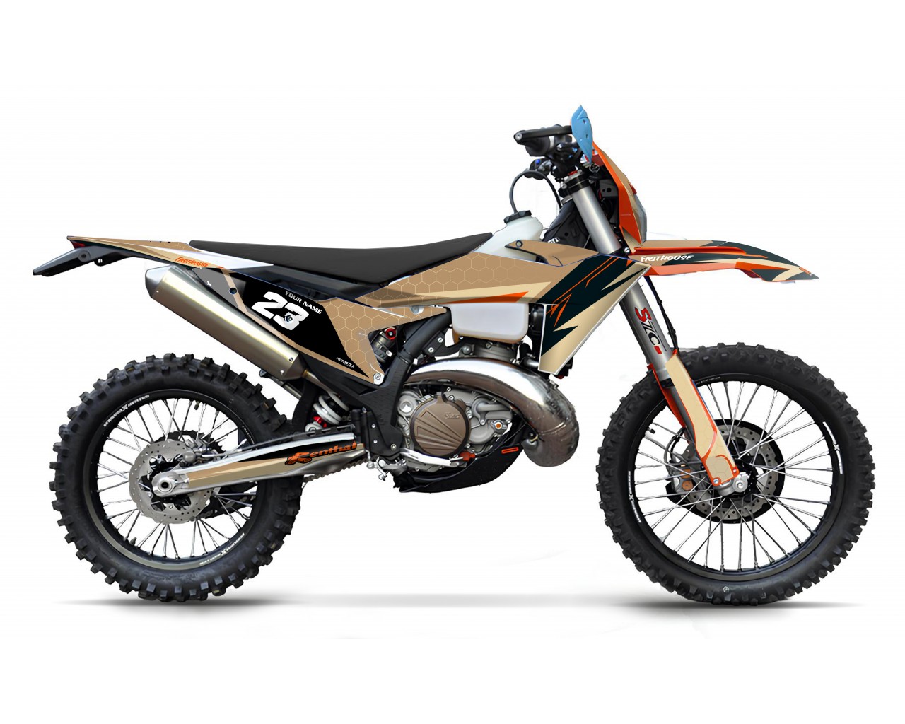 YUKİ DIRTY PAWS 2024 GRAPHIC SET / DECAL KIT              