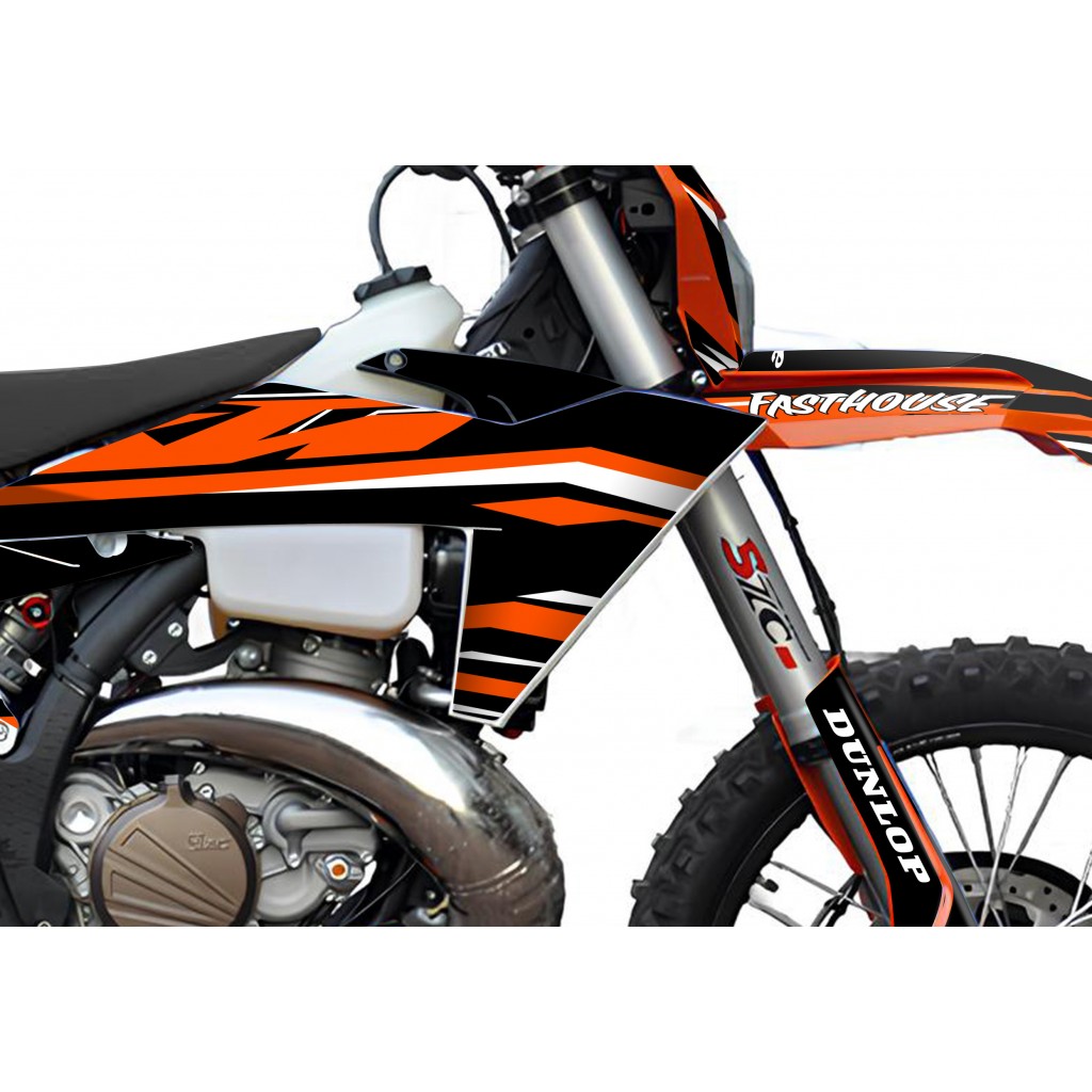 YUKİ DIRTY PAWS 2024 GRAPHIC SET / DECAL KIT              