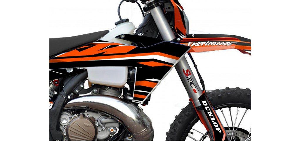 YUKİ DIRTY PAWS 2024 GRAPHIC SET / DECAL KIT              