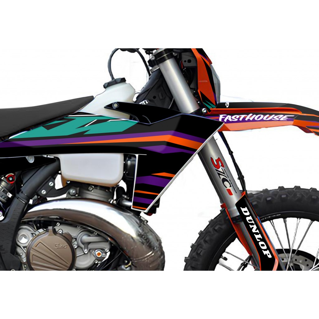 YUKİ DIRTY PAWS 2024 GRAPHIC SET / DECAL KIT              