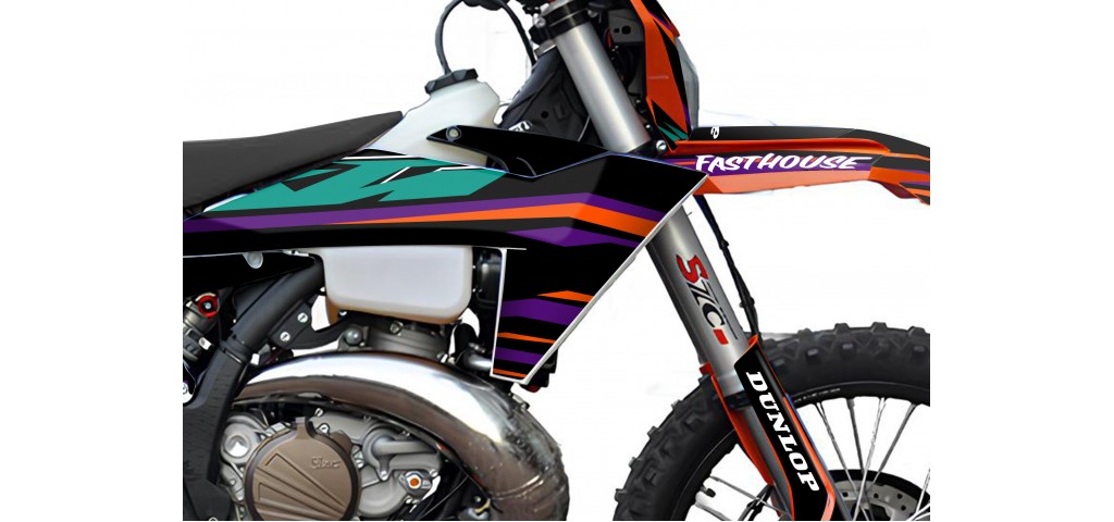 YUKİ DIRTY PAWS 2024 GRAPHIC SET / DECAL KIT              