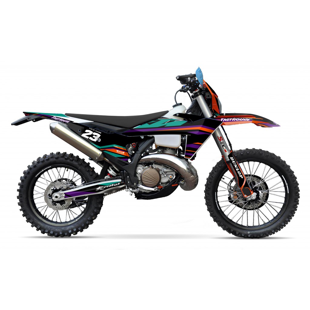 YUKİ DIRTY PAWS 2024 GRAPHIC SET / DECAL KIT              