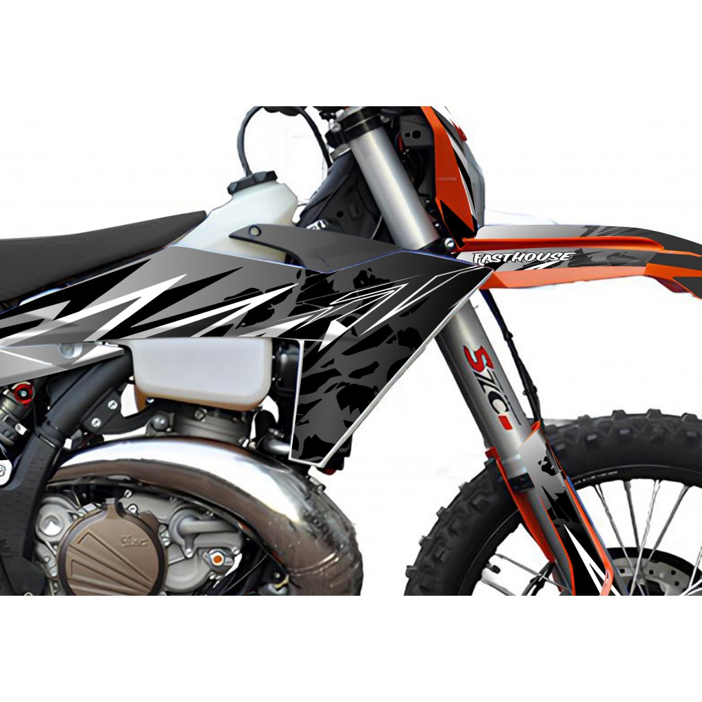 YUKİ DIRTY PAWS 2024 GRAPHIC SET / DECAL KIT              