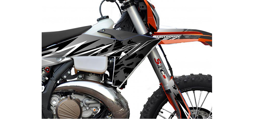 YUKİ DIRTY PAWS 2024 GRAPHIC SET / DECAL KIT              