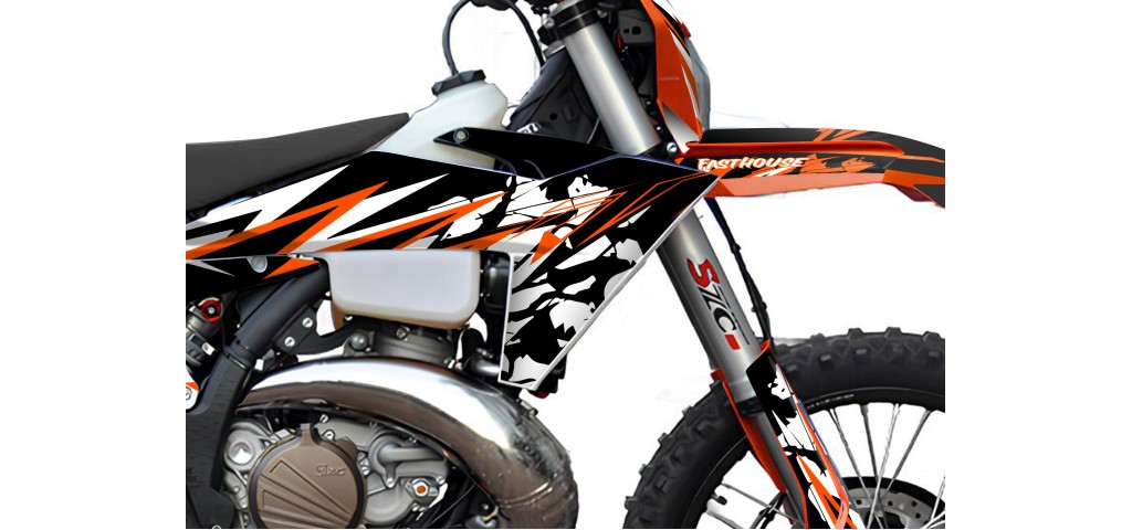 YUKİ DIRTY PAWS 2024 GRAPHIC SET / DECAL KIT              