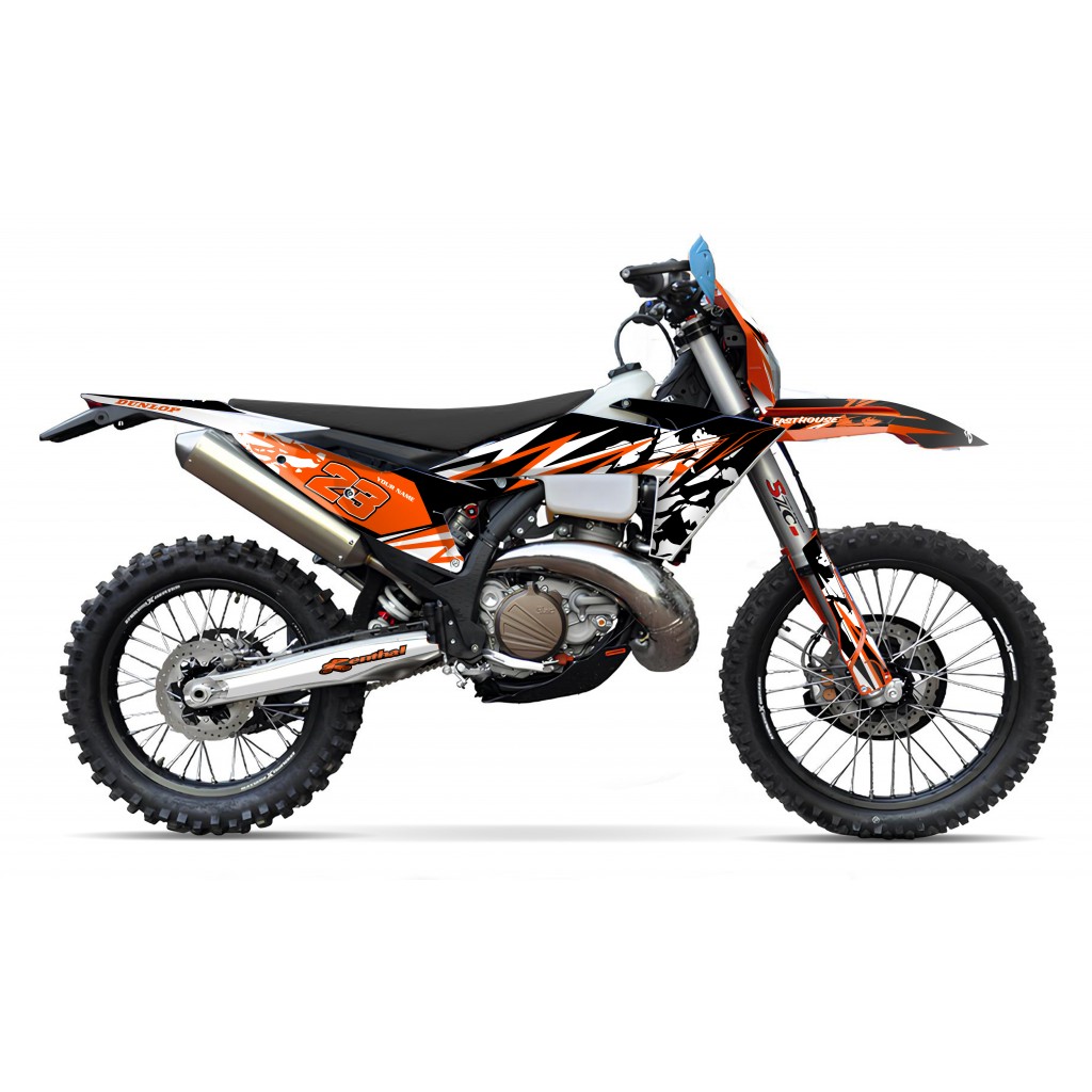 YUKİ DIRTY PAWS 2024 GRAPHIC SET / DECAL KIT              