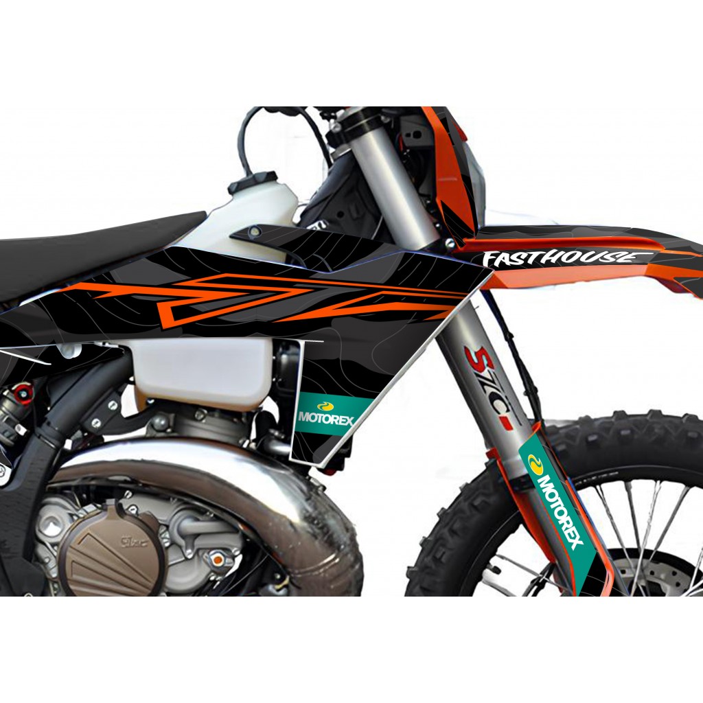 YUKİ DIRTY PAWS 2024 GRAPHIC SET / DECAL KIT              