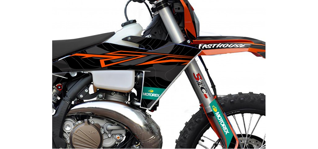 YUKİ DIRTY PAWS 2024 GRAPHIC SET / DECAL KIT              