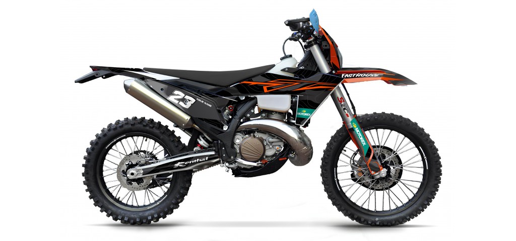 YUKİ DIRTY PAWS 2024 GRAPHIC SET / DECAL KIT              