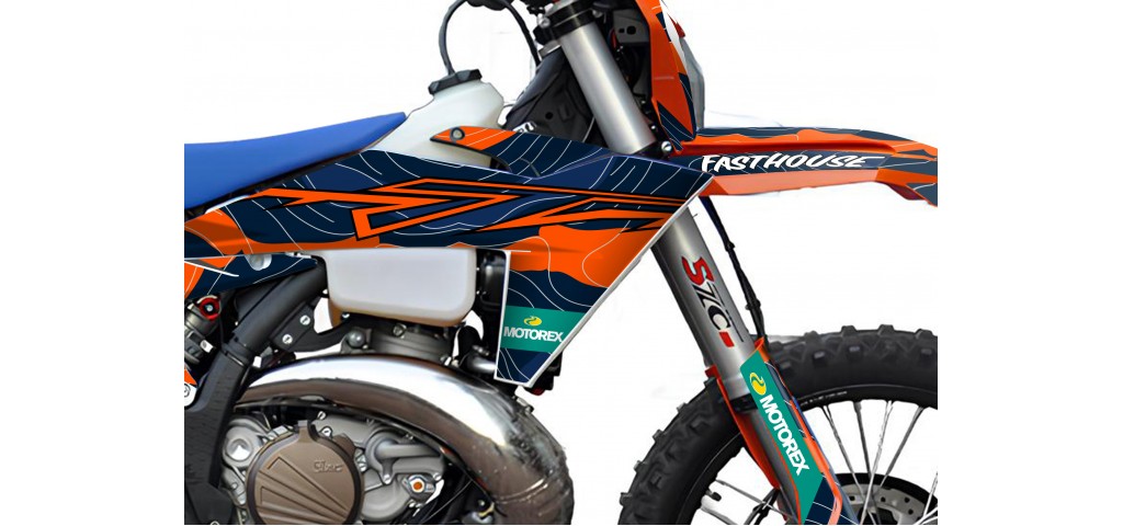 YUKİ DIRTY PAWS 2024 GRAPHIC SET / DECAL KIT              