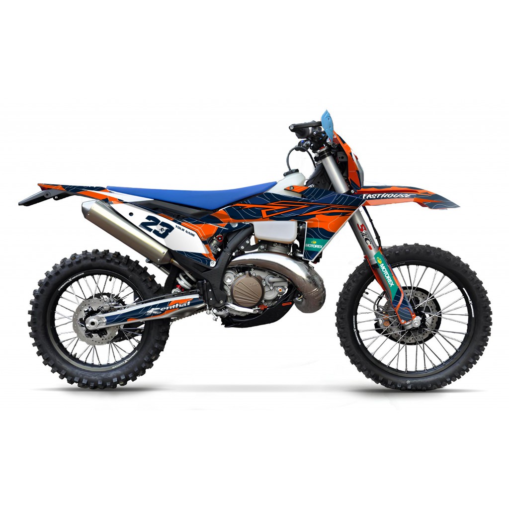 YUKİ DIRTY PAWS 2024 GRAPHIC SET / DECAL KIT              