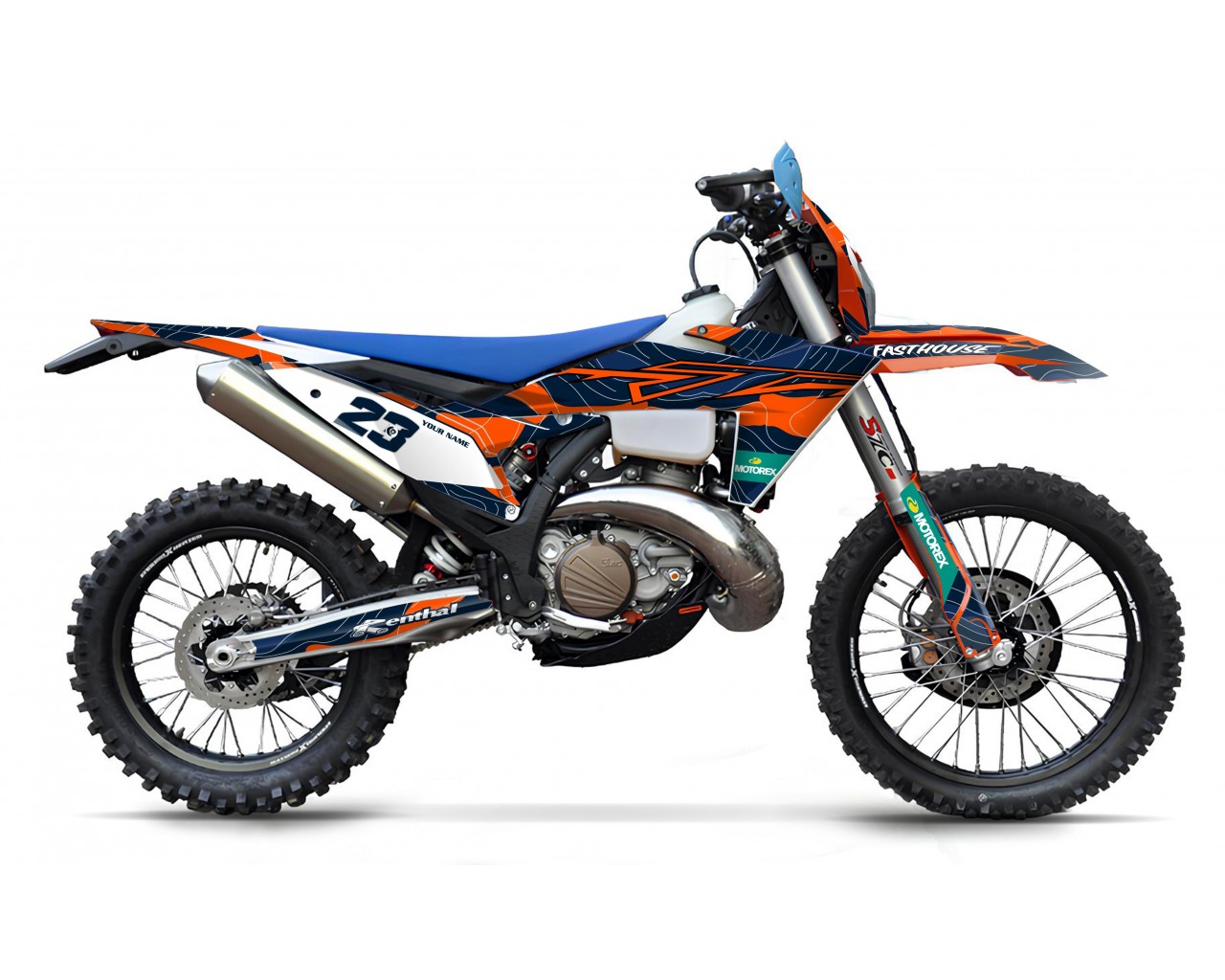 YUKİ DIRTY PAWS 2024 GRAPHIC SET / DECAL KIT              