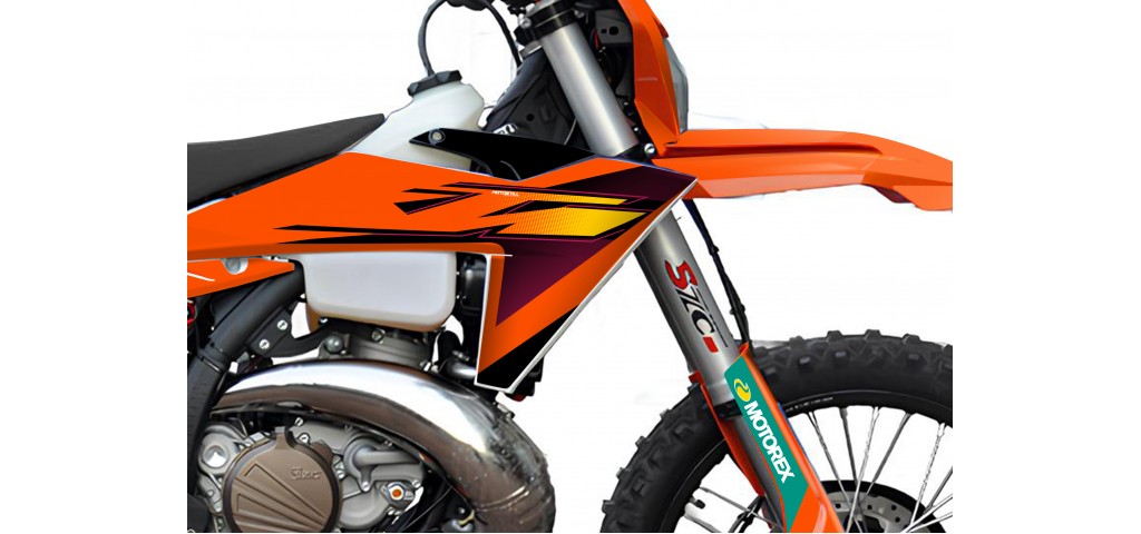 YUKİ DIRTY PAWS 2024 GRAPHIC SET / DECAL KIT              