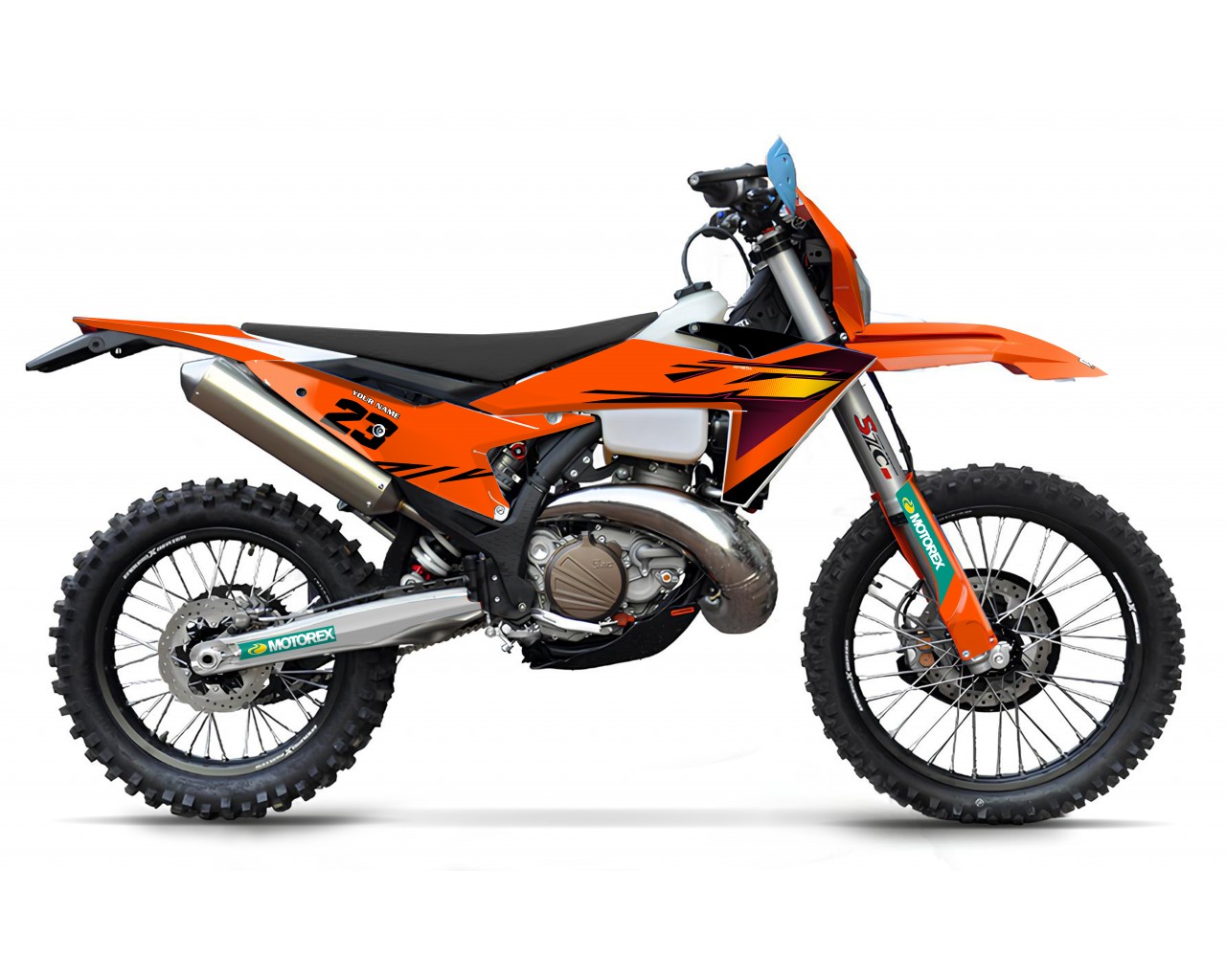 YUKİ DIRTY PAWS 2024 GRAPHIC SET / DECAL KIT              